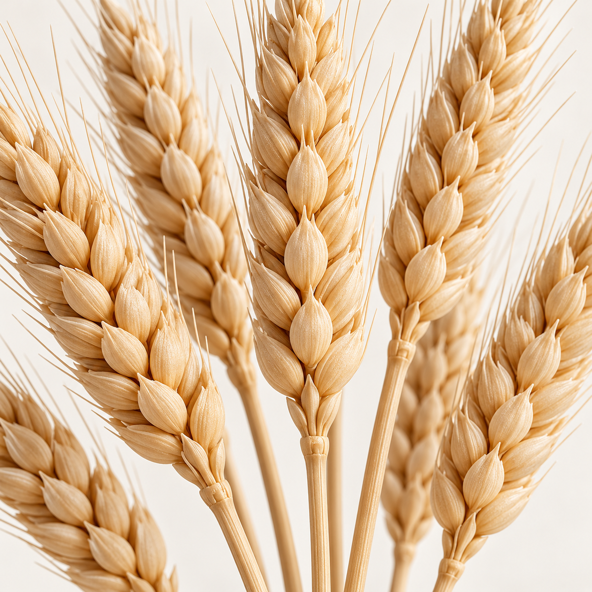 Floravyner Artificial Wheat Stem Arrangement in Beige Vase